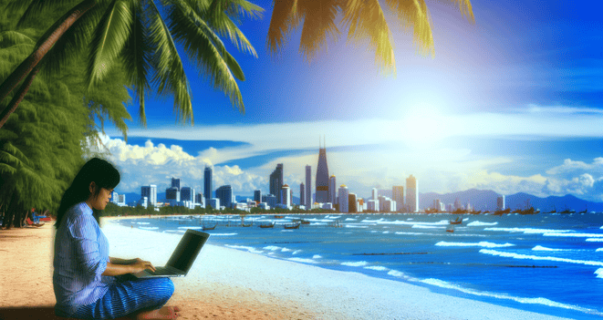 An image illustrating Beste Länder für Remote Work Reisen