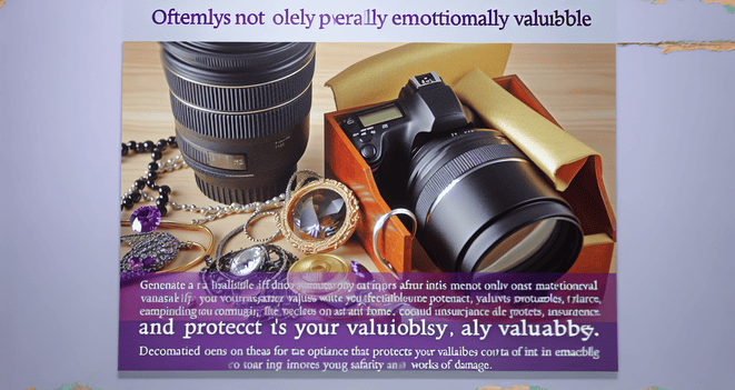 An image illustrating Wertgegenstände versichern